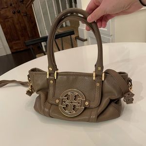 Tory Burch Tan Purse with Removable Straps